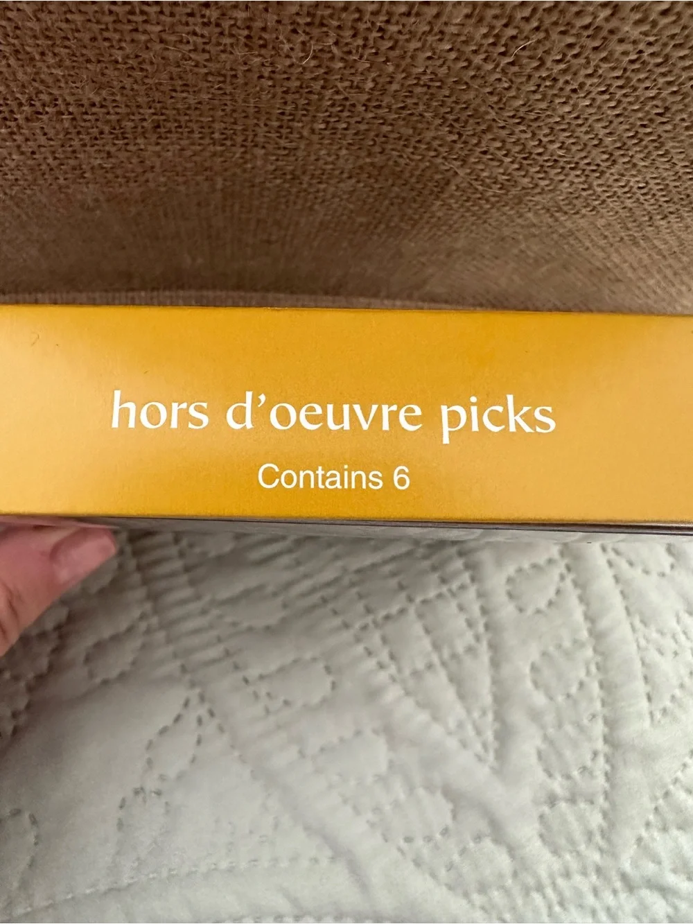 Pier 1 Imports-Set of 6 Twisted Glass Hors D’oeuvere Picks-appx 5”-New In Box